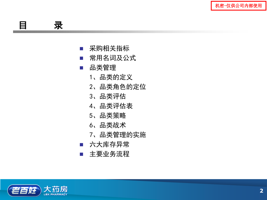 老百姓大药房采购培训教材商品管理讲义.ppt_第2页