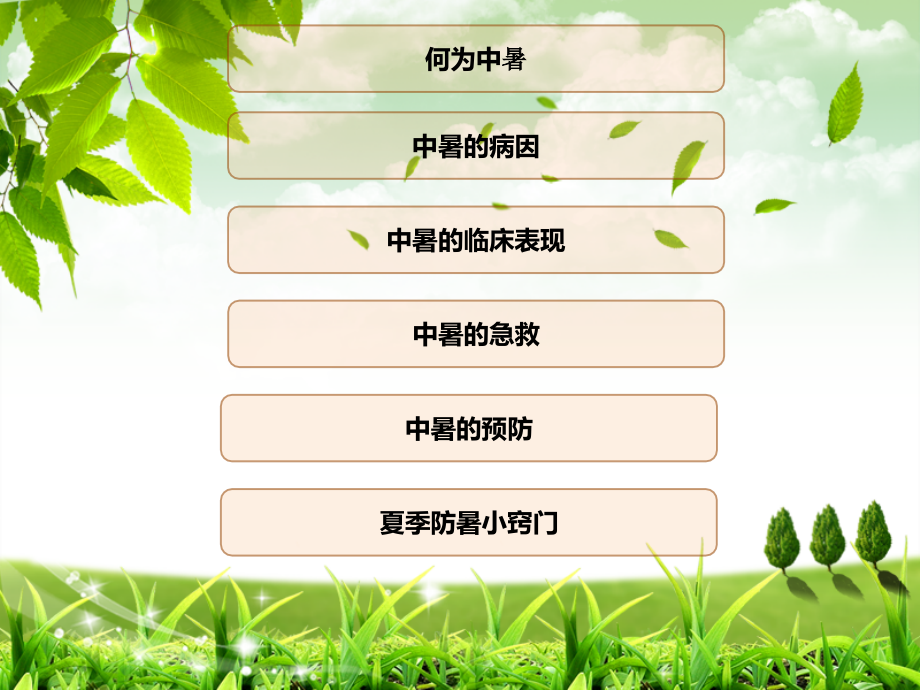 中暑的预防和现场急救知识.ppt_第1页