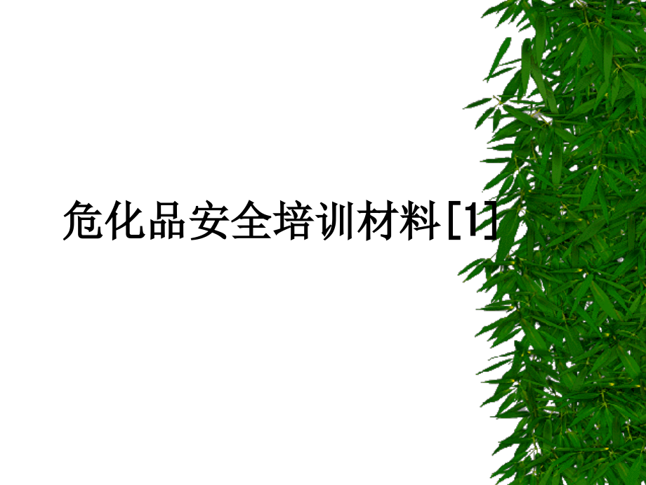 危化品安全培训材料[1].ppt_第1页