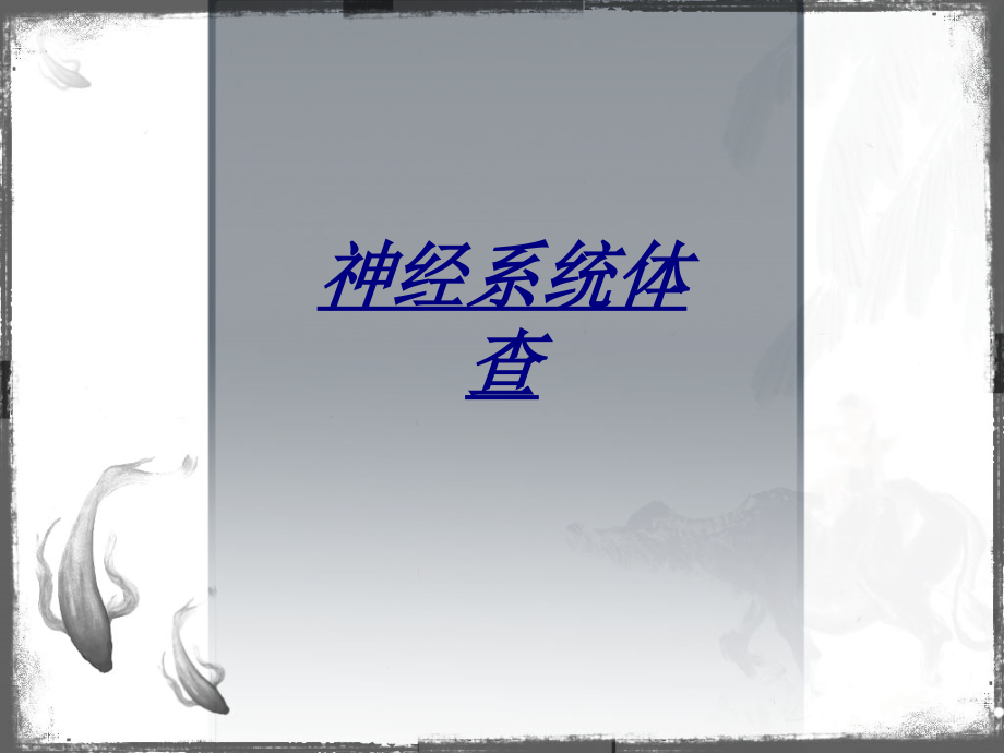 神经系统体查讲义.ppt_第1页