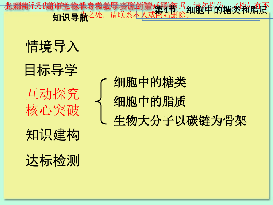 细胞中的糖类和脂质(2)专业知识讲座.ppt_第1页
