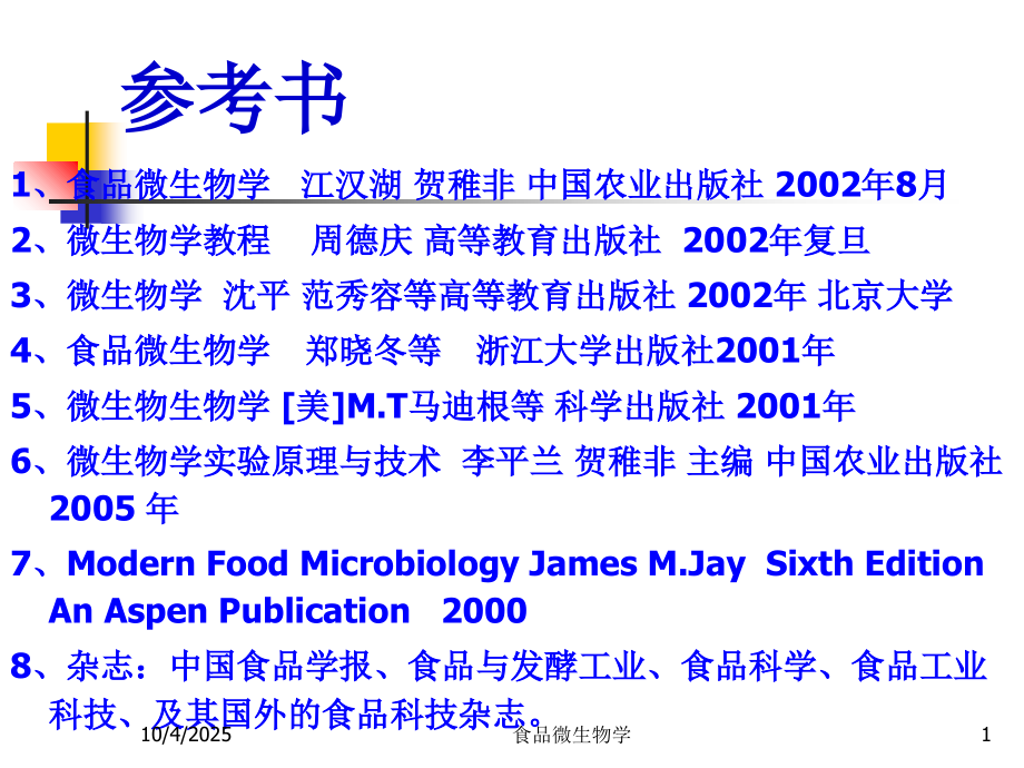 食品微生物学第一章绪论.ppt_第1页