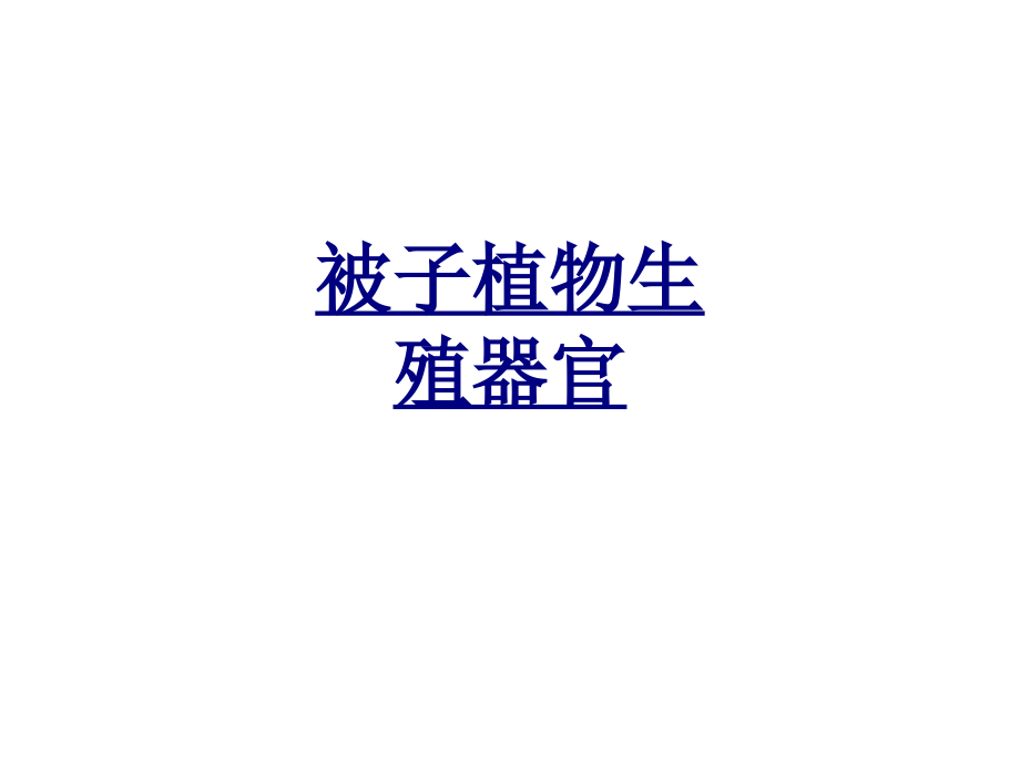 被子植物生殖器官课件.ppt_第1页