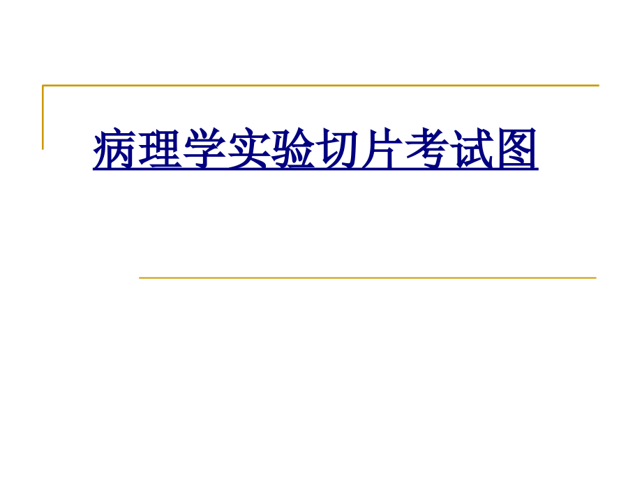 病理学实验切片考试图讲义.ppt_第1页
