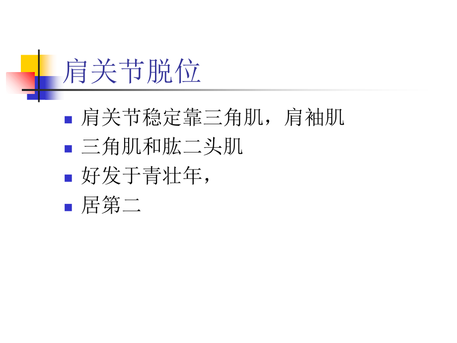 骨伤科护理学之关节脱位四上肢关节脱位.ppt_第1页