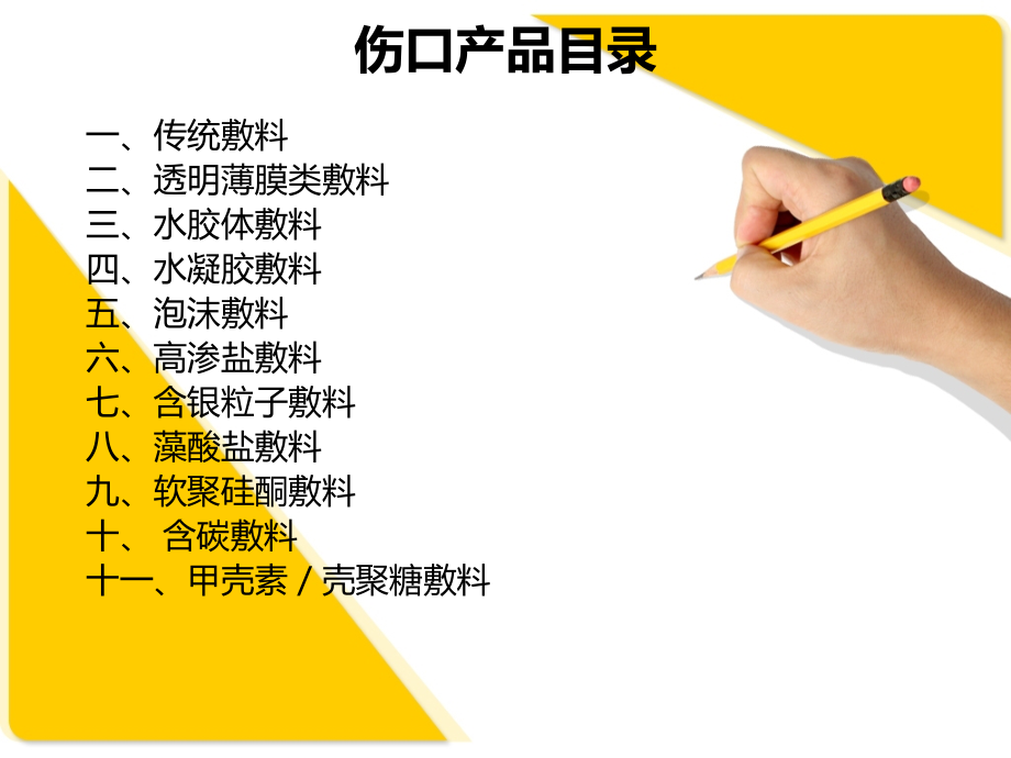 水胶体藻酸盐伤口敷料课件.ppt_第1页