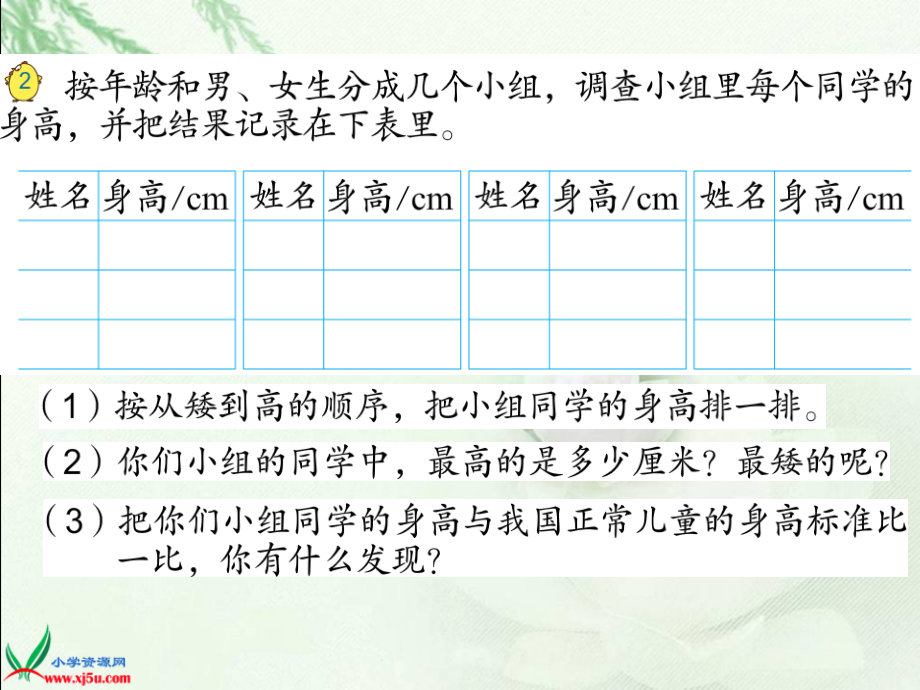 苏教版三年级下册数学《数据的收集和整理(二)》2.ppt_第2页