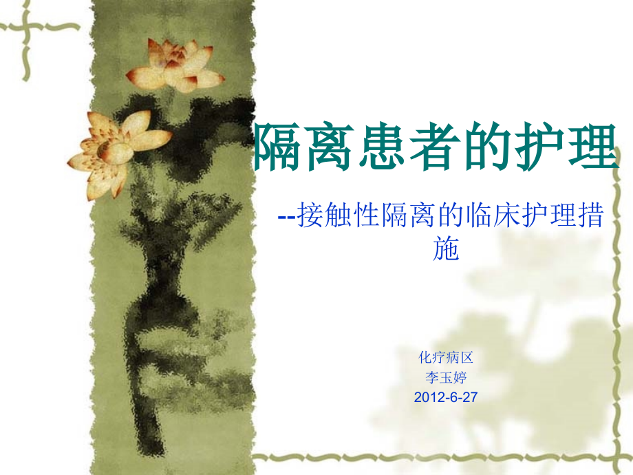 隔离患者的护理.ppt_第1页