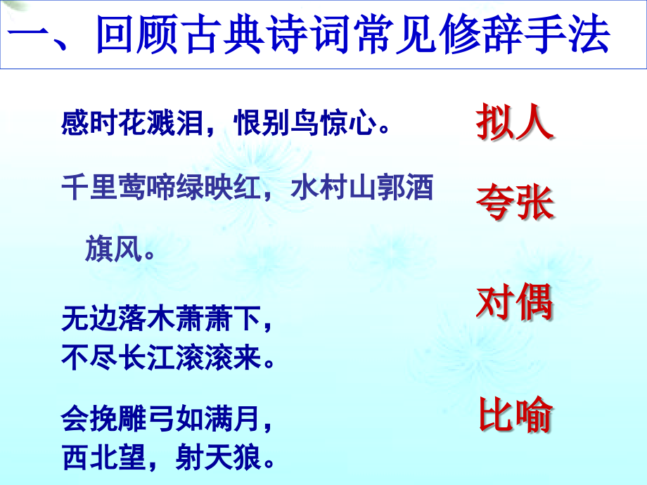 诗歌鉴赏修辞手法(公开课).ppt_第2页