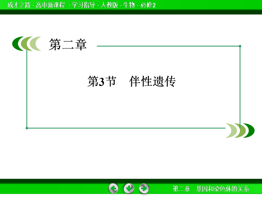 高一生物必修二(人教版)讲义23伴性遗传.ppt_第2页