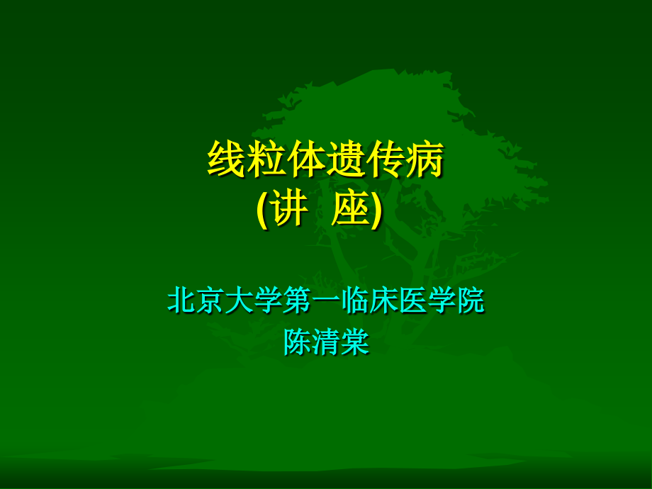 线粒体脑疾病.ppt_第1页