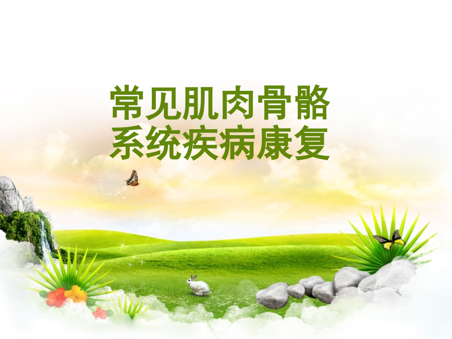 常见肌肉骨骼系统疾病康复.pptx_第1页