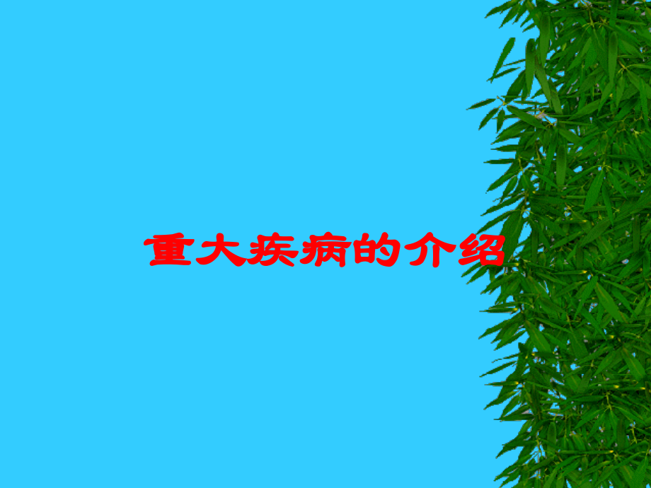 重大疾病的介绍课件.ppt_第1页