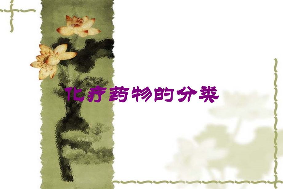 化疗药物的分类课件.ppt_第1页