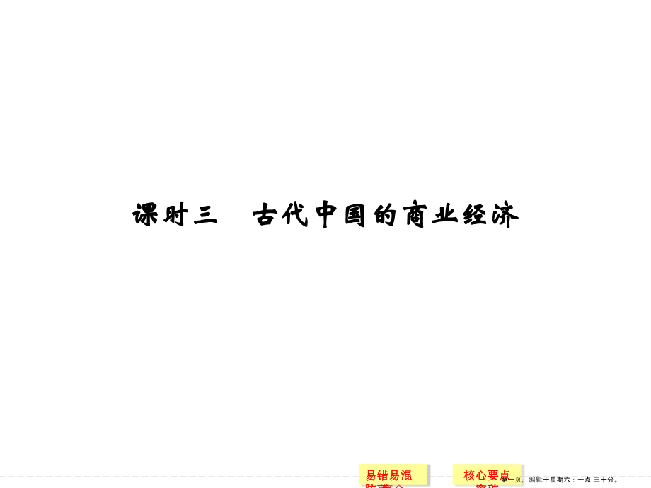 高一历史教学课件古代中国的商业经济.ppt_第1页