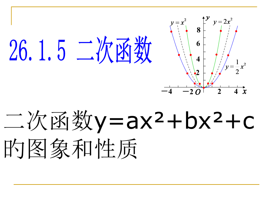 26一般式--二次函数的图像和性质省公开课获奖课件市赛课比赛一等奖课件.pptx_第1页