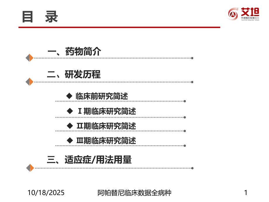 阿帕替尼临床数据全病种培训课件.ppt_第1页