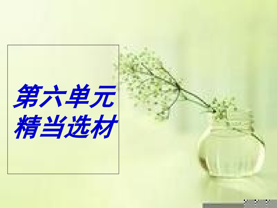 八年级-高效作文训练-第六单元--精当选材省公开课获奖课件市赛课比赛一等奖课件.pptx_第1页