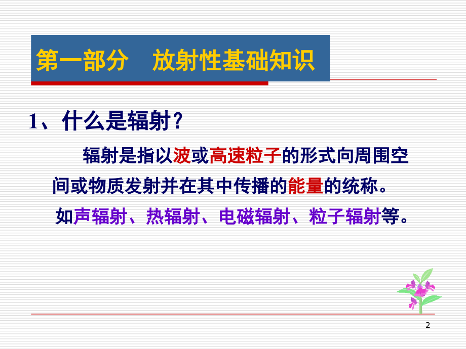 电离辐射防护与安全培训基础知识.ppt_第2页