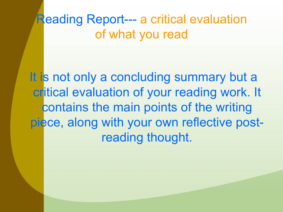 如何写英文读后感How-to-write-a-reading-report教学课件.ppt_第2页