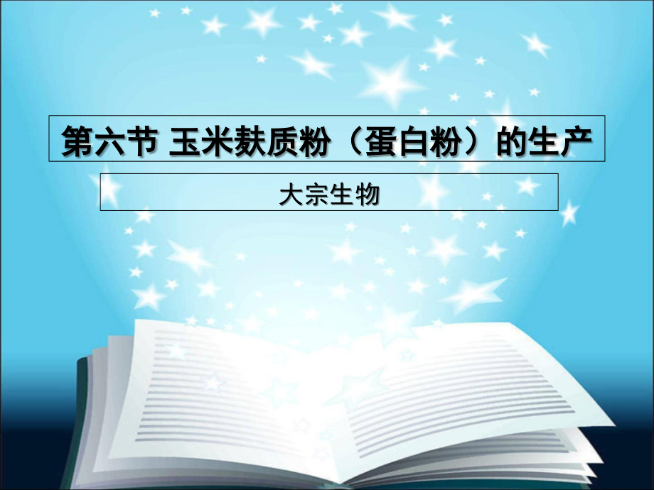 淀粉生产技术玉米麸质粉(蛋白粉)的生产.ppt_第1页