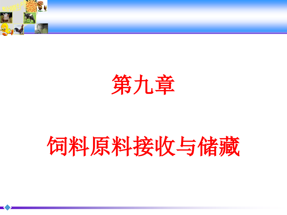 第九章--饲料原料接受与储藏.ppt_第1页