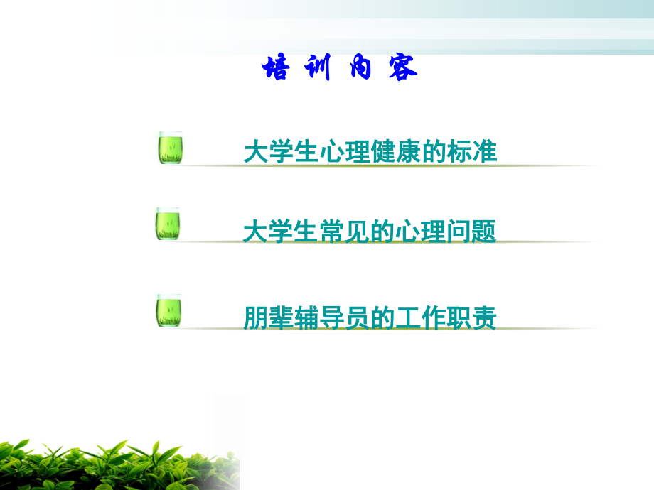 新生心理委员培训——大学生常见心理问题及其工作职责.ppt_第1页