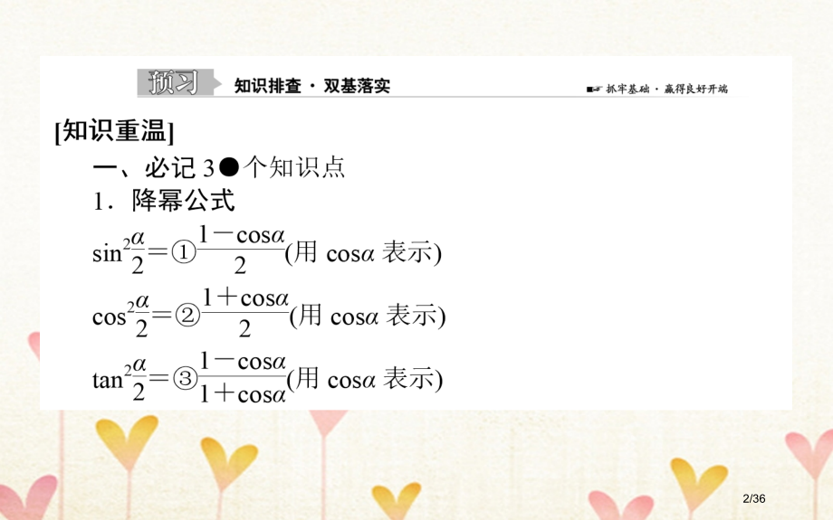 高考数学总复习第三章三角函数解三角形3.6两角和与差的正弦余弦和正切公式文市赛课公开课一等奖省名师优.pptx_第2页
