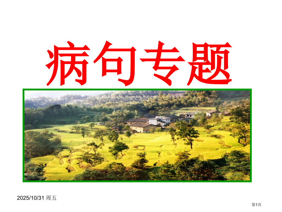 高考病句复习专题市公开课一等奖省赛课微课金奖课件.pptx_第1页