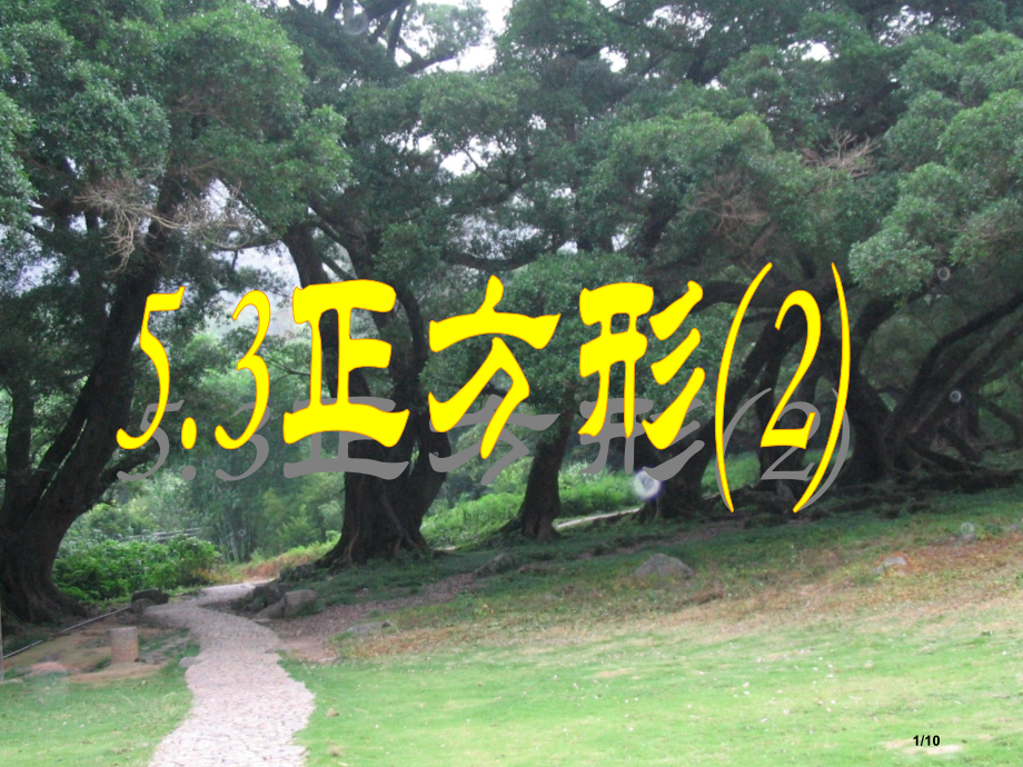 八年级数学下册5.3正方形第二课时全国公开课一等奖百校联赛微课赛课特等奖课件.pptx_第1页