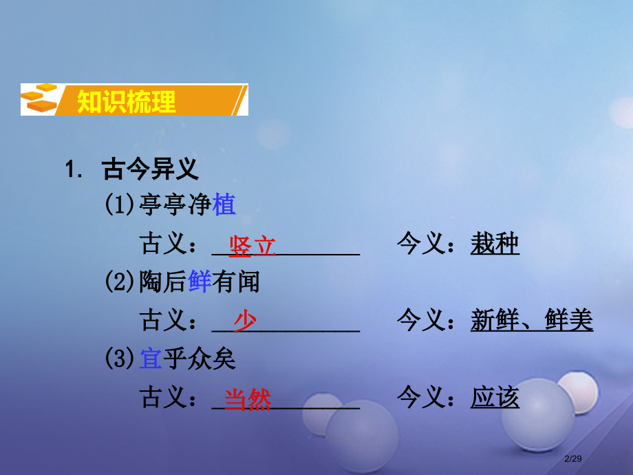 中考语文古诗文阅读专题一文言文阅读四爱莲说市赛课公开课一等奖省名师优质课获奖课件.pptx_第2页