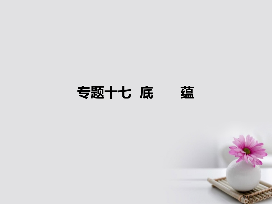 通用高考语文复习17底蕴市赛课公开课一等奖省名师优质课获奖课件.pptx_第1页