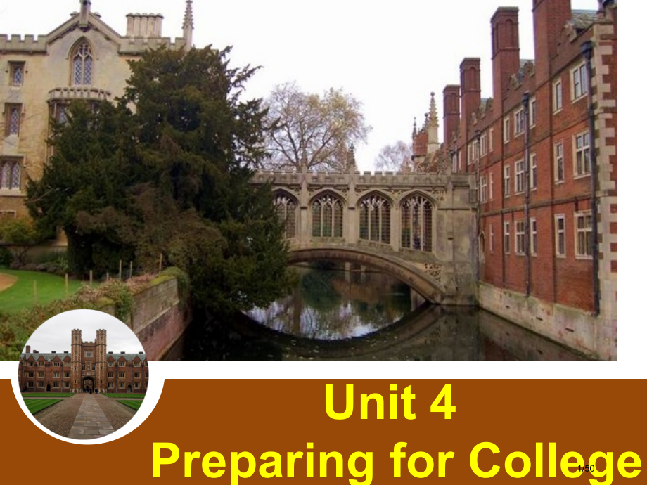 Unit-4-Preparing-for-College市公开课一等奖省赛课微课金奖课件.pptx_第1页