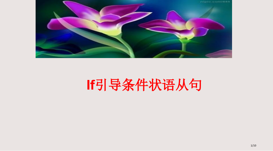 If引导的条件状语从句市公开课一等奖省赛课微课金奖课件.pptx_第1页