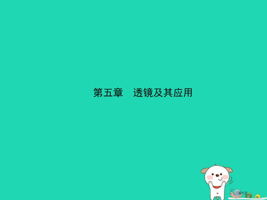 中考物理总复习第五章透镜及其应用市赛课公开课一等奖省名师优质课获奖课件.pptx_第1页