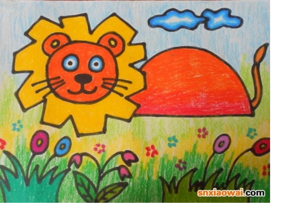 中班美术活动狮大王市公开课一等奖市赛课金奖课件.pptx_第2页