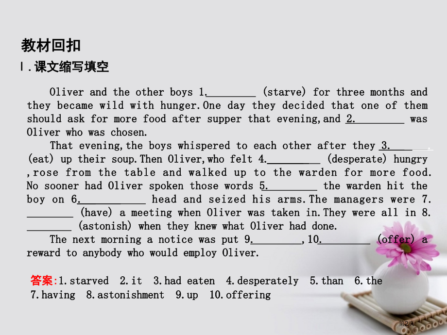 高考英语复习-Module-3-Literature单元知识检测省公开课一等奖百校联赛赛课微课获奖P.pptx_第2页