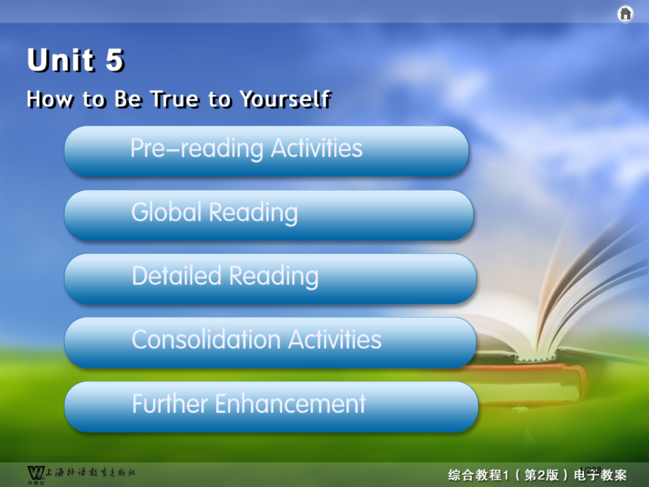 综合教程新世纪高等院校英语专业本科生系列教材教师Book1Unit5省公开课金奖全国赛课一等奖微课获.pptx_第1页