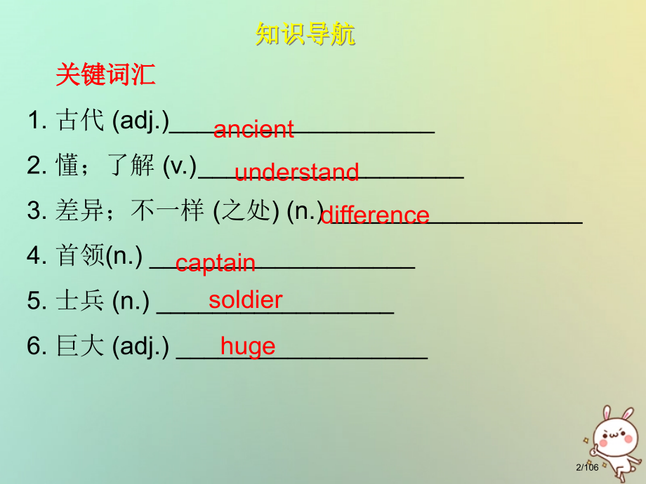 八年级英语上册-10分钟课堂-Module-3-Unit-6-Ancient-stories省公开课.pptx_第2页