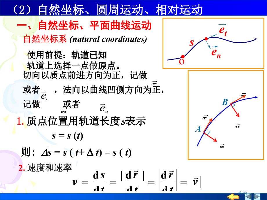 自然坐标圆周运动相对运动市公开课一等奖省赛课微课金奖课件.pptx_第2页