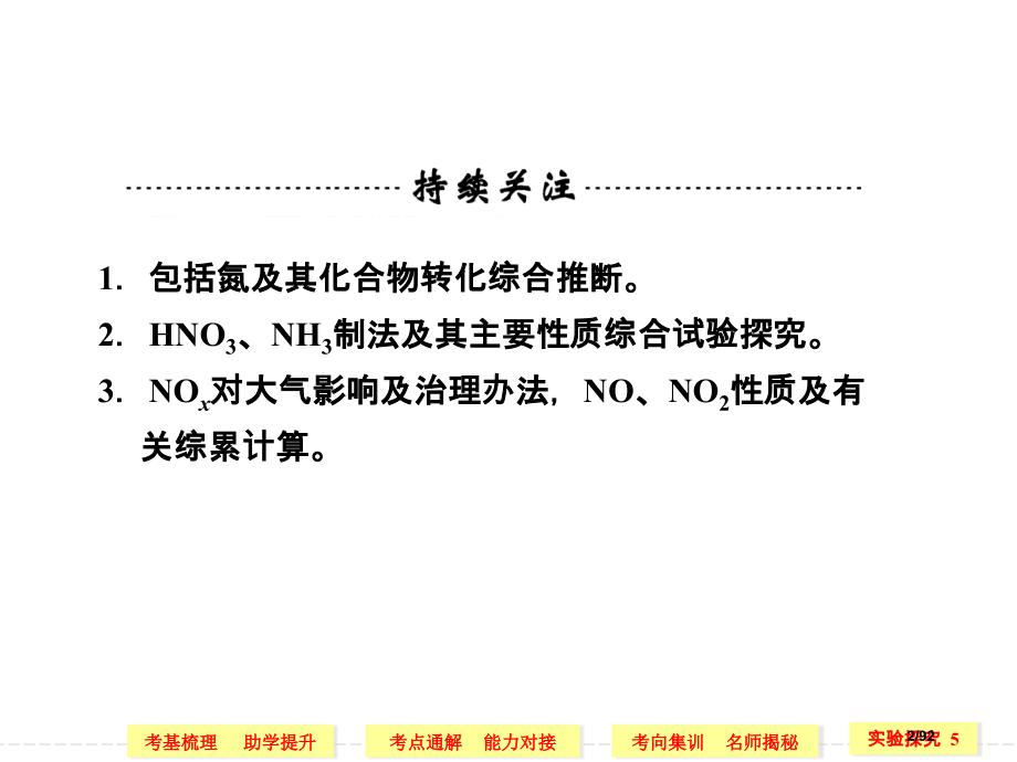 高考化学一轮复习-第二讲-氮的循环.pptx_第2页