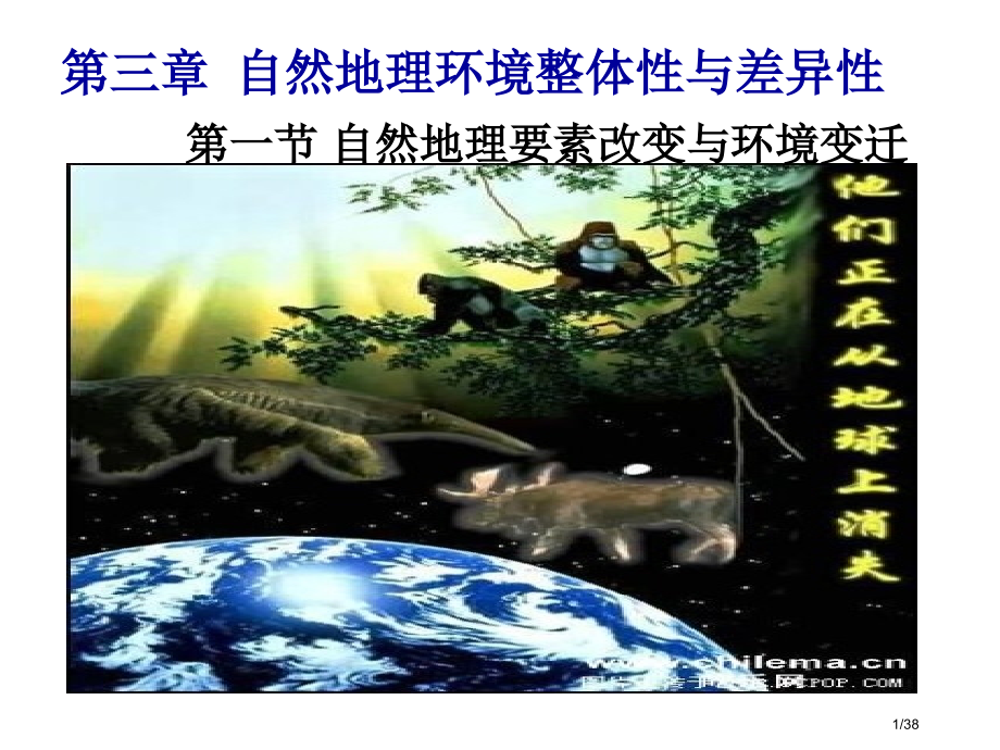 高中地理必修一3.1自然地理要素变化与环境变迁.pptx_第1页