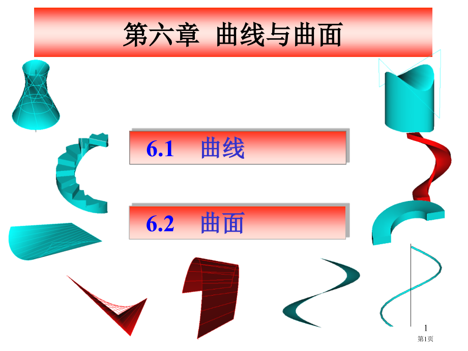 6：曲线与曲面市公开课特等奖市赛课微课一等奖课件.pptx_第1页