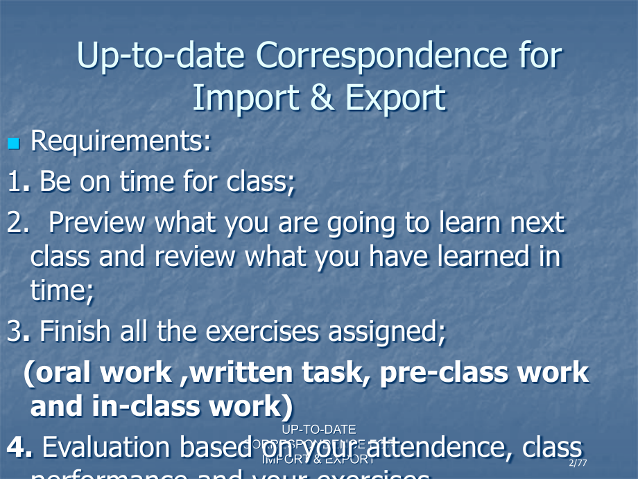 新编进出口英语函电UNITONE.pptx_第2页