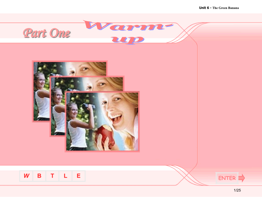 现代大学英语精读1Unit6thegreenbananawarm-up省公开课金奖全国赛课一等奖微课.pptx_第1页