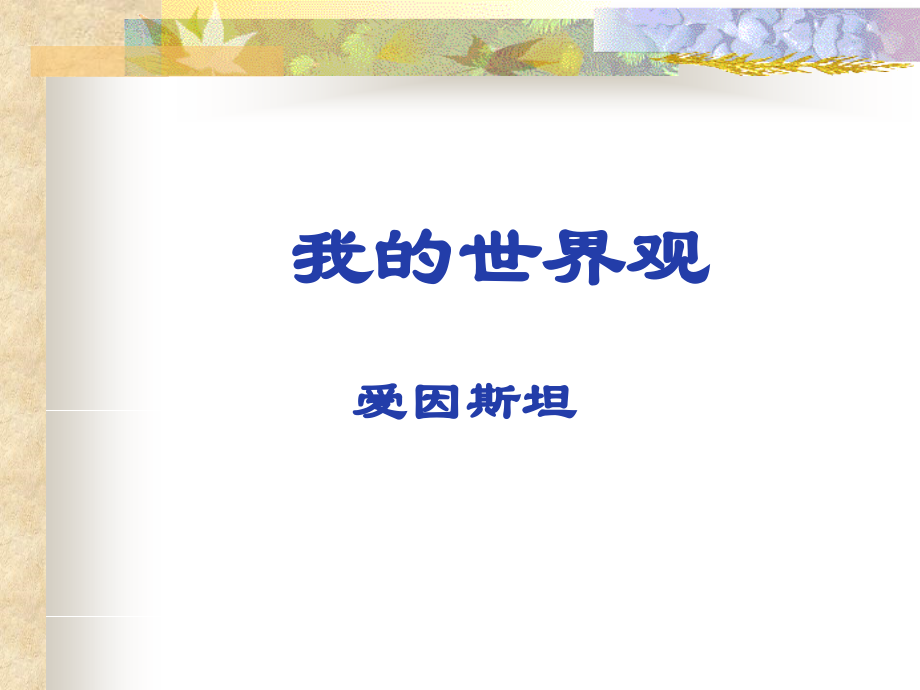 我的世界观.ppt_第1页