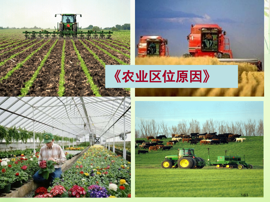 高一地理农业的区位选择省公开课一等奖新名师优质课获奖课件.pptx_第1页