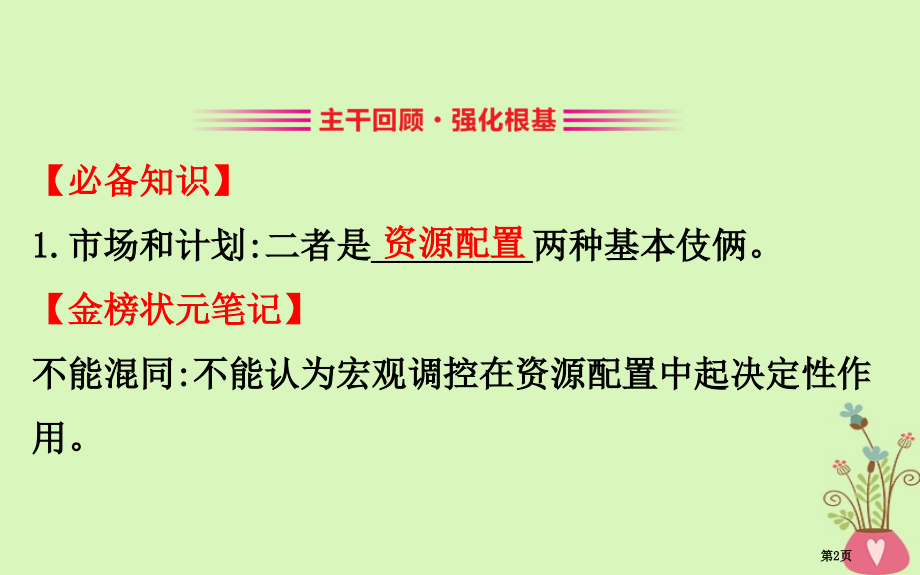 高考政治一轮复习1.4.9走进社会主义市场经济市赛课公开课一等奖省名师优质课获奖课件.pptx_第2页