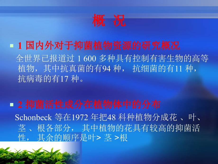 抑菌研究概况.ppt_第1页