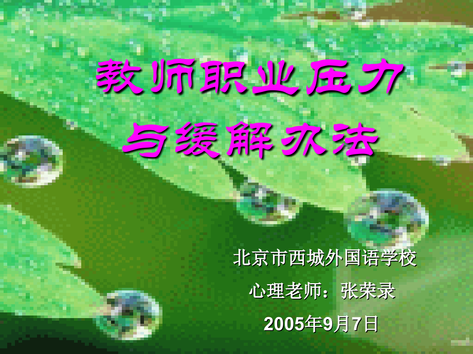 教师职业压力与缓解办法.ppt_第2页